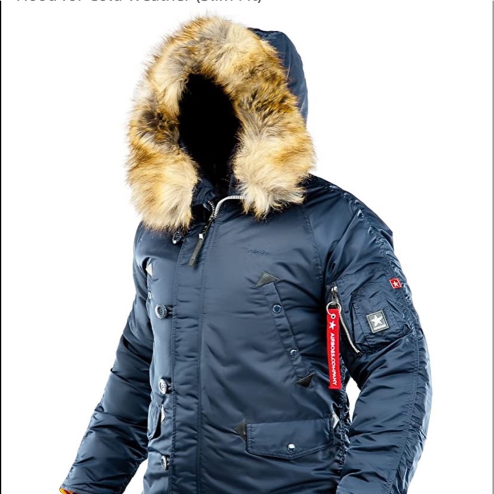 AIR BOSS FLIGHT COAT- FUR TRIMMED HOOD